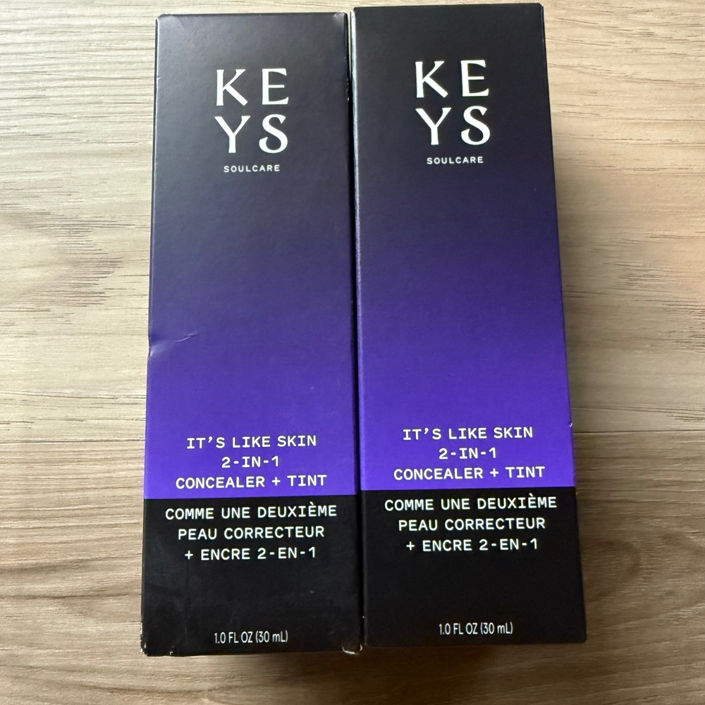 Keys Soulcare Like‎ Skin 2-in-1 Concealer + Tint 330 C Medium-Tan Cool 2pk 1oz